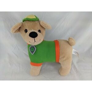 Dog Plush 11 Inch Tan Green Midwood Brands Stuffed Animal Toy